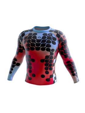 MANTO organic RASHGUARD-red